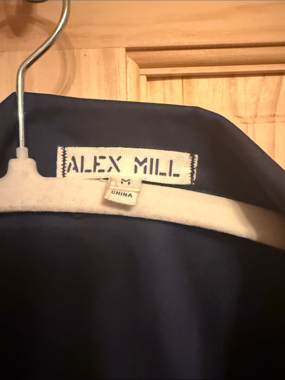 Alex Mill Navy Short-Sleeve Utility Jumpsuit - Picture 2 of 4